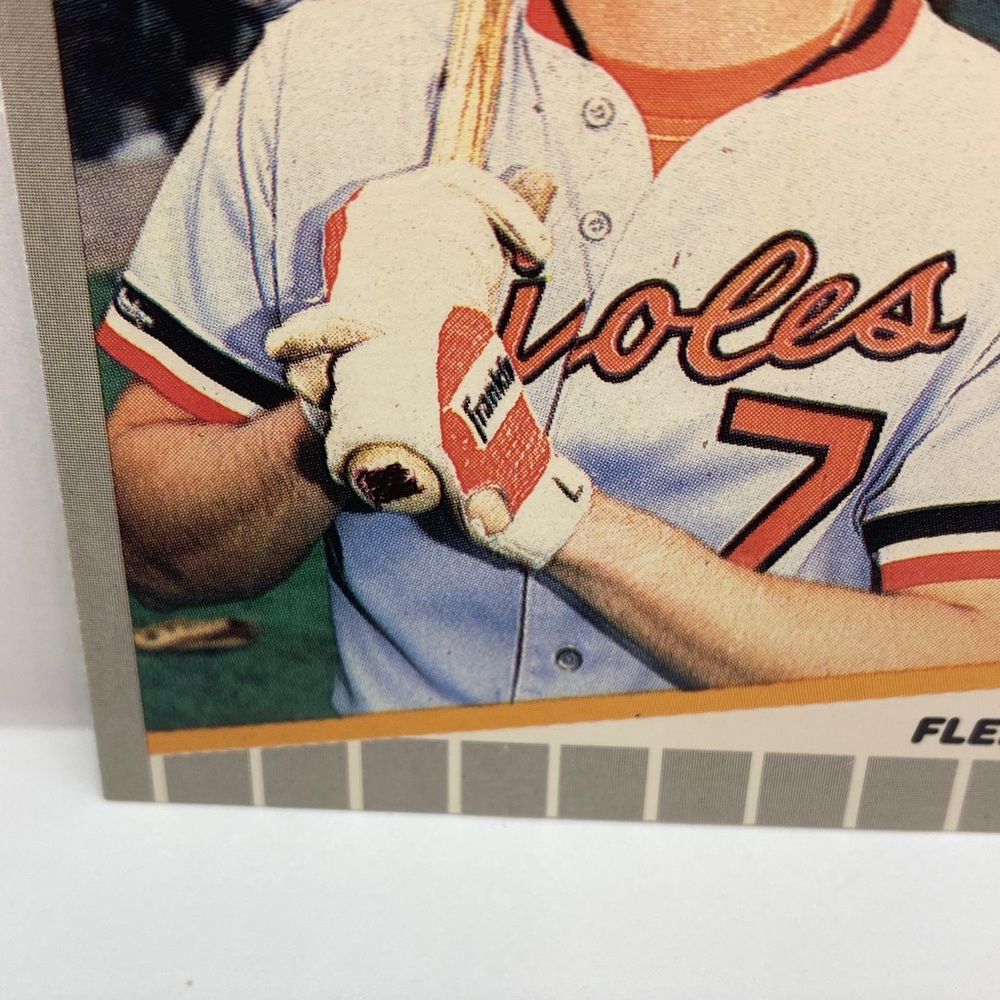 1989 Fleer Billy Ripen Orioles Black Scribble on Bat Knob #616 (085) - Picture 2 of 3